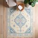 Elegant Handknotted Oushak Wool Rug